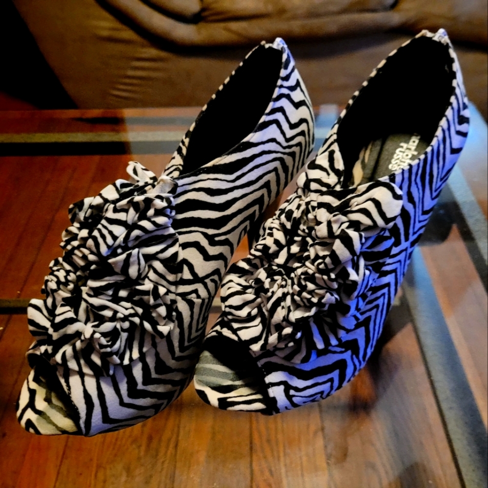Zebra Print Heels